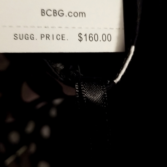 BCBGMAXAZRIA Polka Dots Poplin Romper Shorts Jumpsuit One Shoulder - Picture 6 of 9